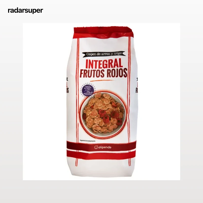 Cereales integrales Alipende 500g copos con frutos rojos