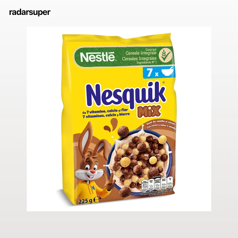 Cereales integrales con chocolate y vainilla mix Nesquik 225 g