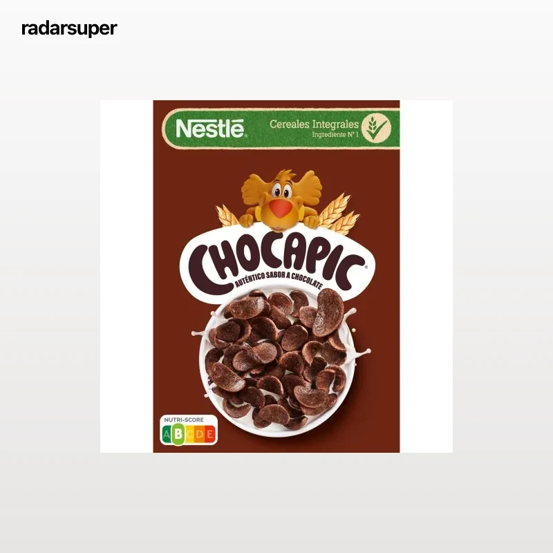 Cereales integrales con chocolate Chocapic Nestlé 375 g.