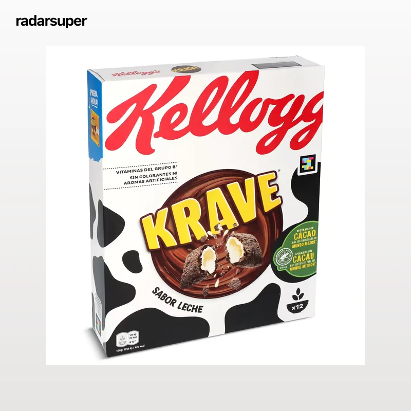 Cereales rellenos con leche Kellogg's Krave 375 g