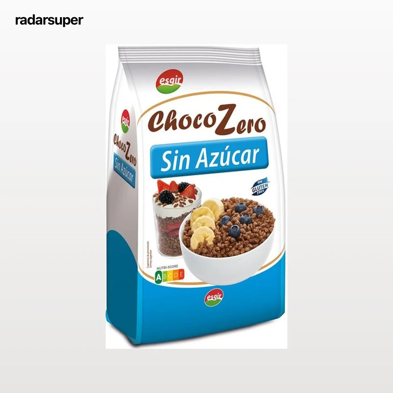 Cereales sin azúcar añadido sin gluten chocozero Esgir 300g