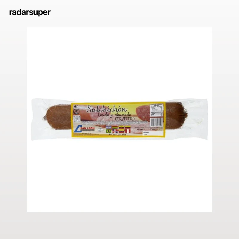 CERVECERO Salchichón ahumado, ideal para tomarlo como aperitivo 440 g.