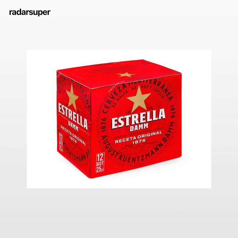 CERVEJA ESTRELLA DAMM 12X0.25L