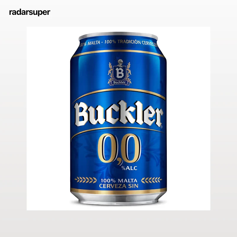 Cerveza 0,0% alcohol Buckler 33 cl