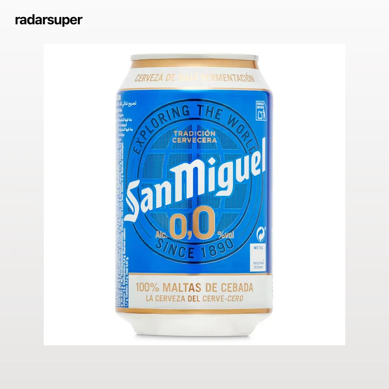 Cerveza 0,0% alcohol San Miguel 33 cl