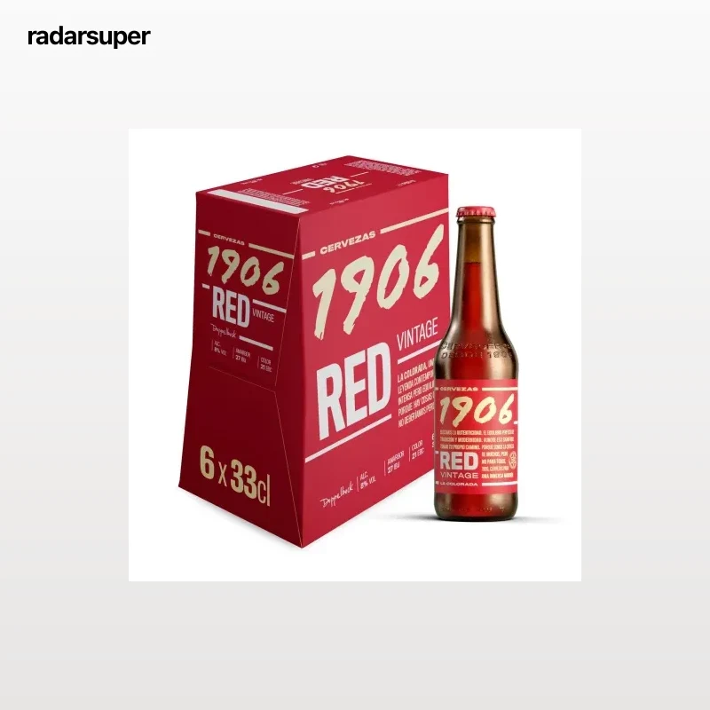 Cerveza 1906 Red Vintage pack 6 botellas 33 cl.