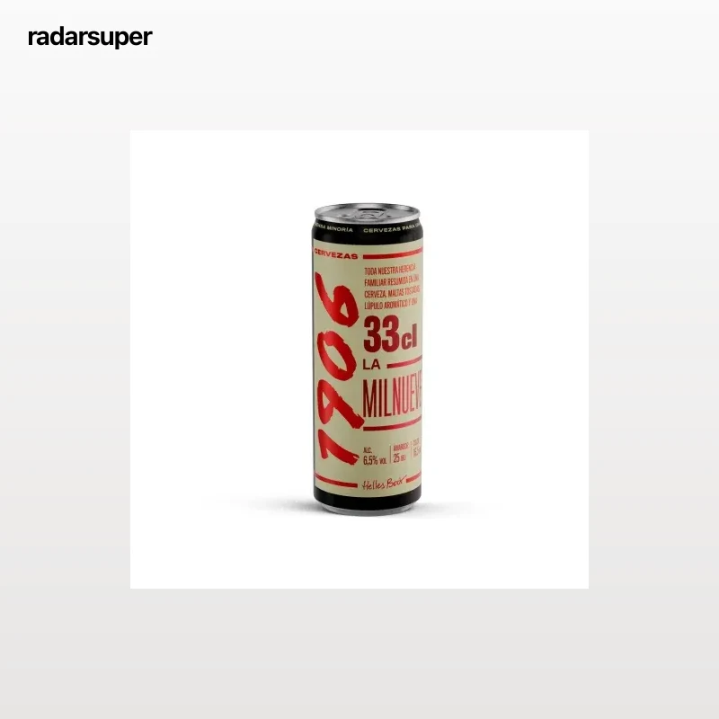 Cerveza 1906 reserva especial lata 33 cl.