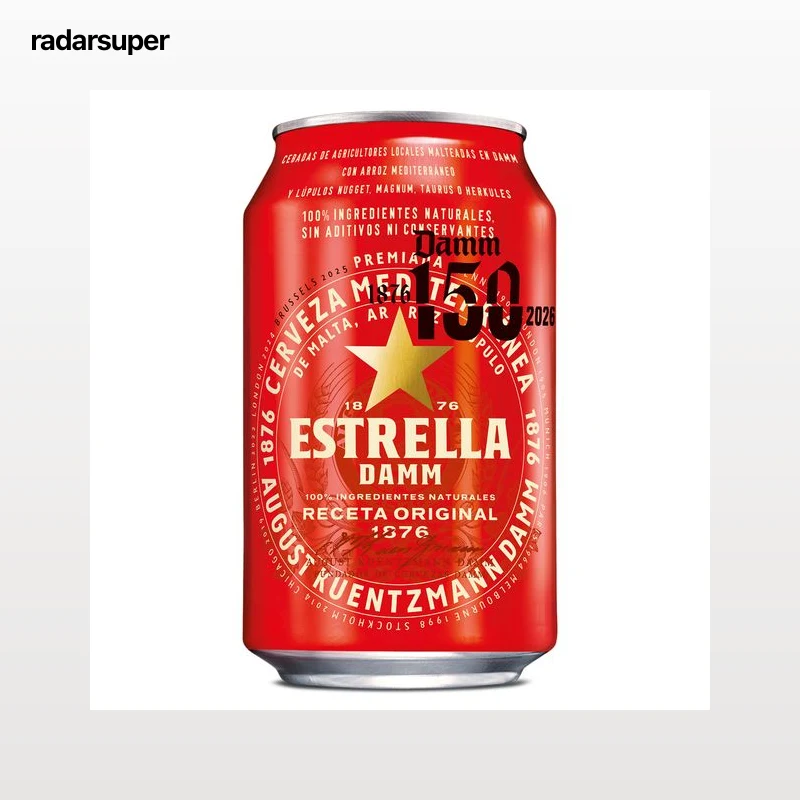 Cerveza Estrella Damm 33 cl