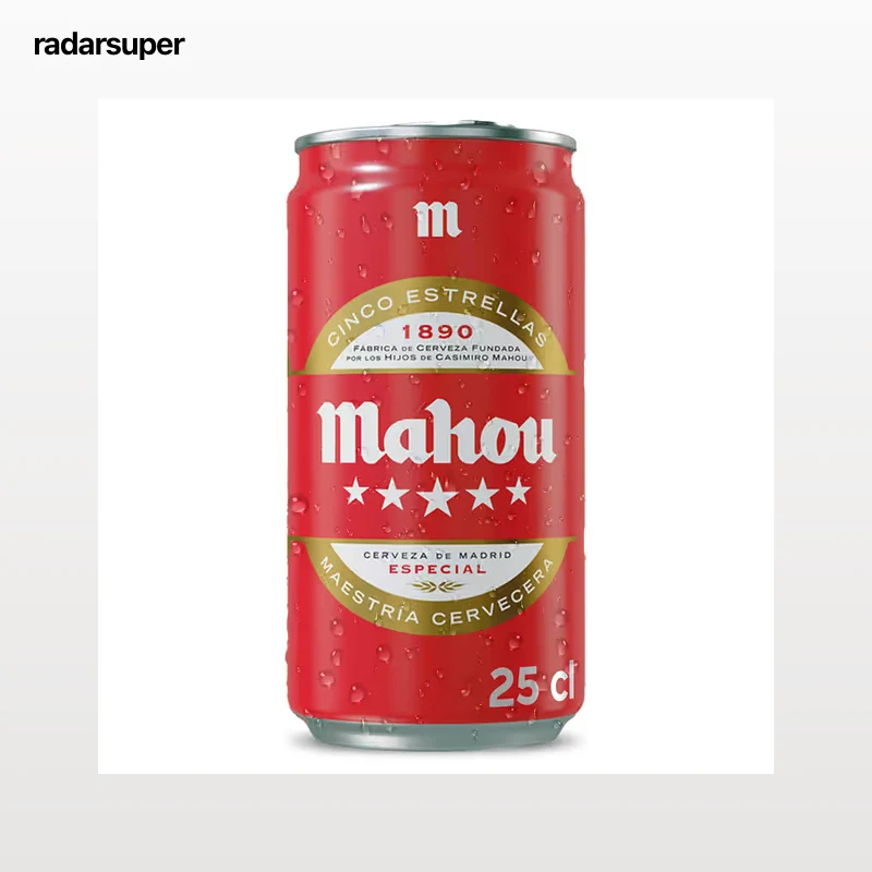 Cerveza Mahou 5 Estrellas 25 cl