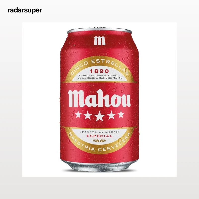Cerveza Mahou 5 Estrellas 33 cl