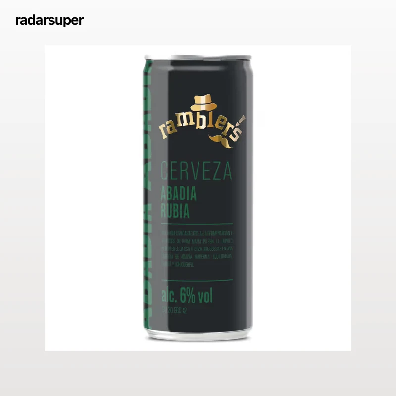 Cerveza Abadía tostada Dia Ramblers 33 cl