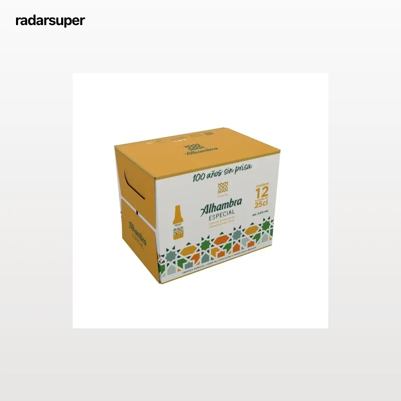 Cerveza Alhambra Especial pack 12 botellas 25 cl.