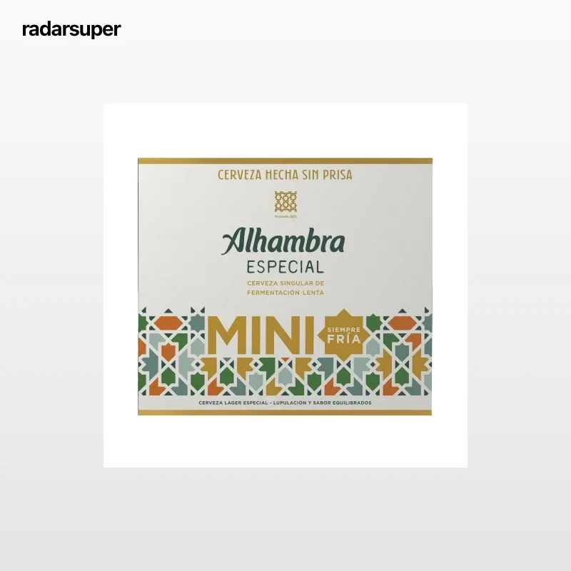 Cerveza Alhambra Especial pack 12 botellas de 20 cl.