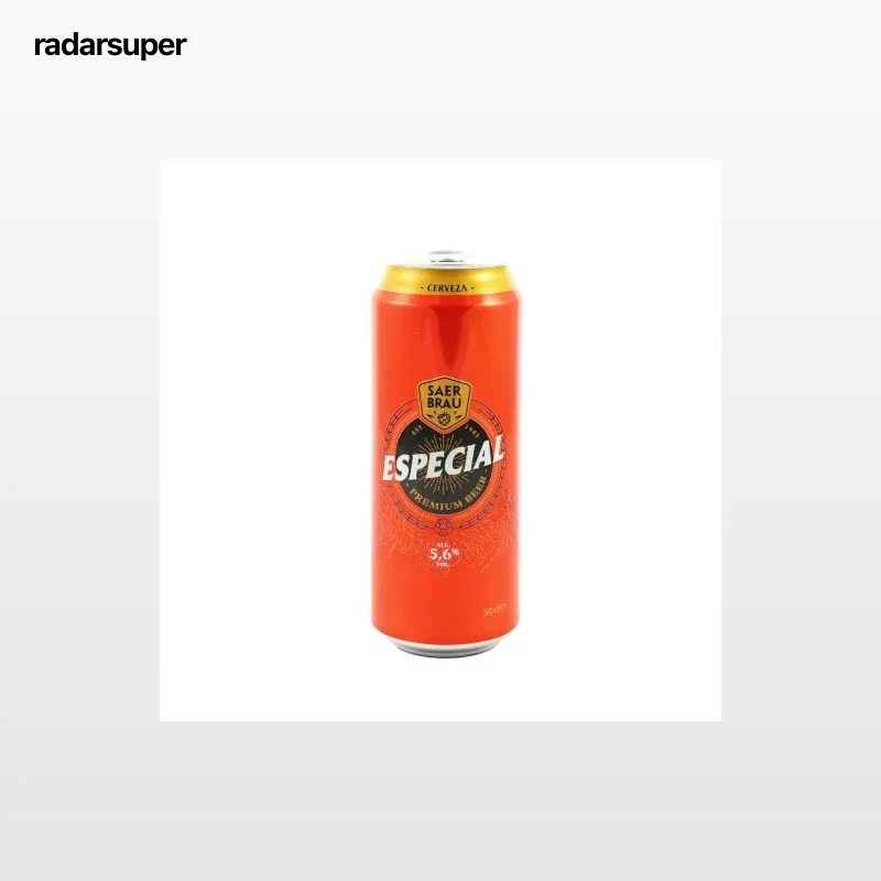Cerveza Carrefour especial lata 50 cl.