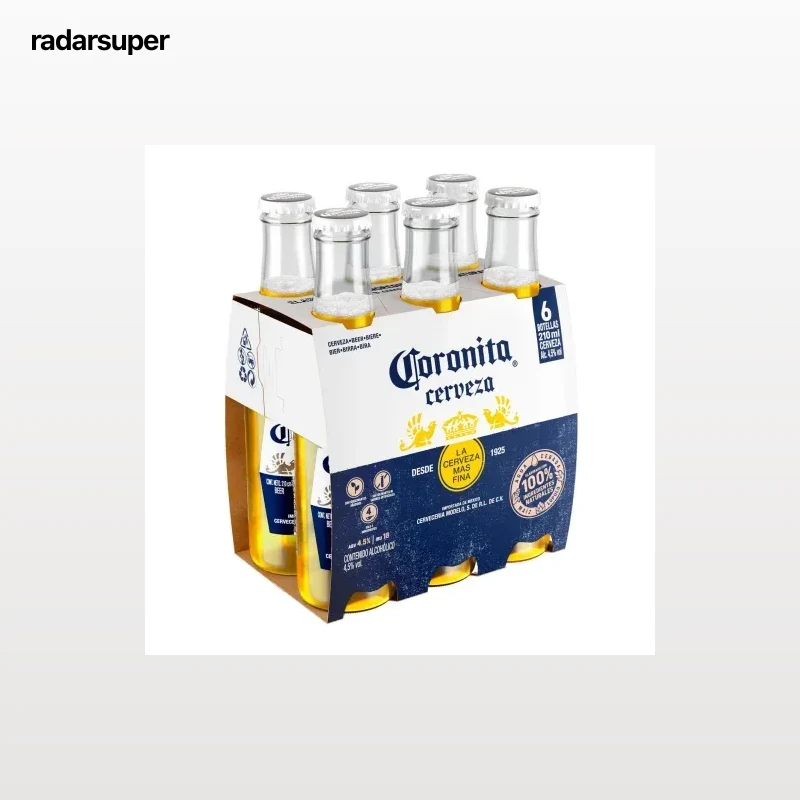 Cerveza Coronita pack de 6 botellas de 21 cl.