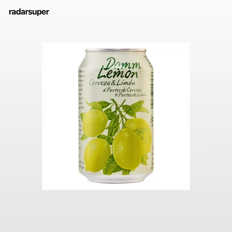 Cerveza Damm Lemon con limón lata 33 cl.