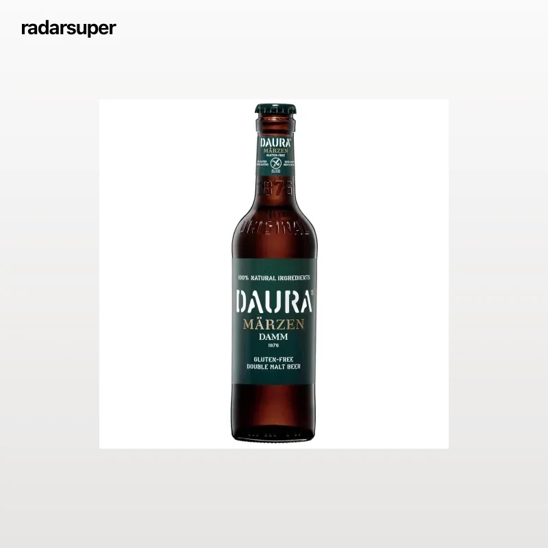 Cerveza Daura Marzen Lager sin gluten botella 33 cl.