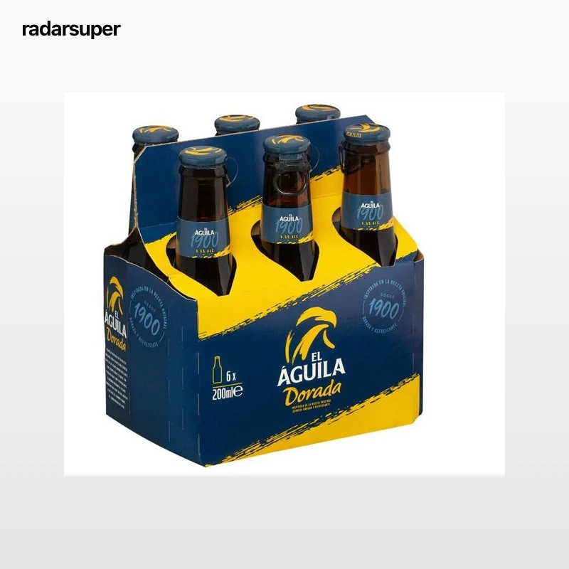 Cerveza Dorada El Aguila 200ml P6