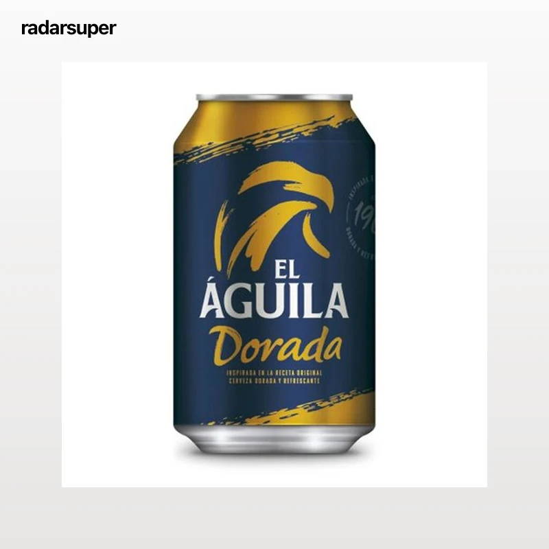 Cerveza Dorada El Aguila Lata 33cl