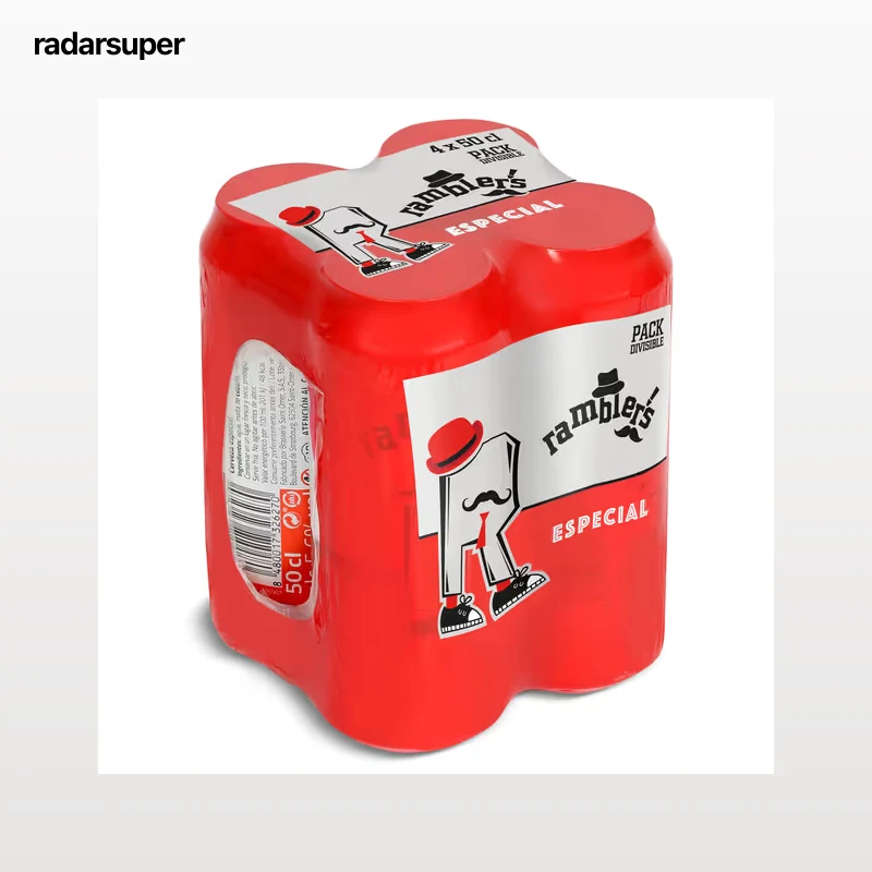 Cerveza especial Dia Ramblers pack 4 x 50 cl