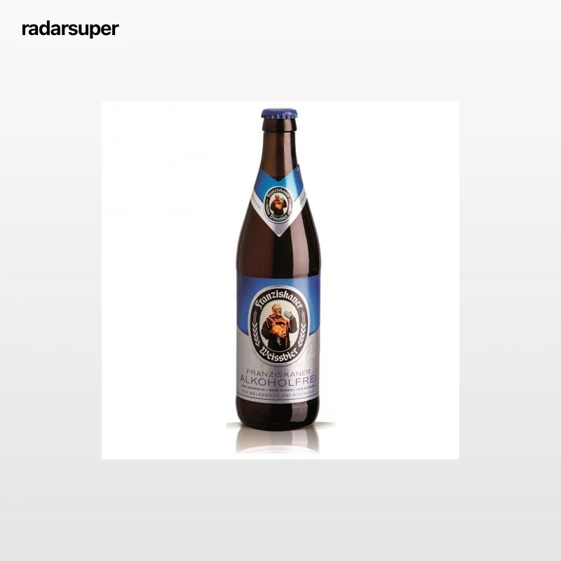 Cerveza Franziskaner Weissbier sin alcohol botella 50 cl.