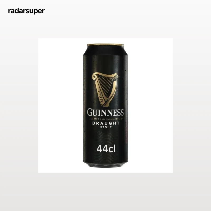 Cerveza Guinness Draught irlandesa negra lata 44 cl.