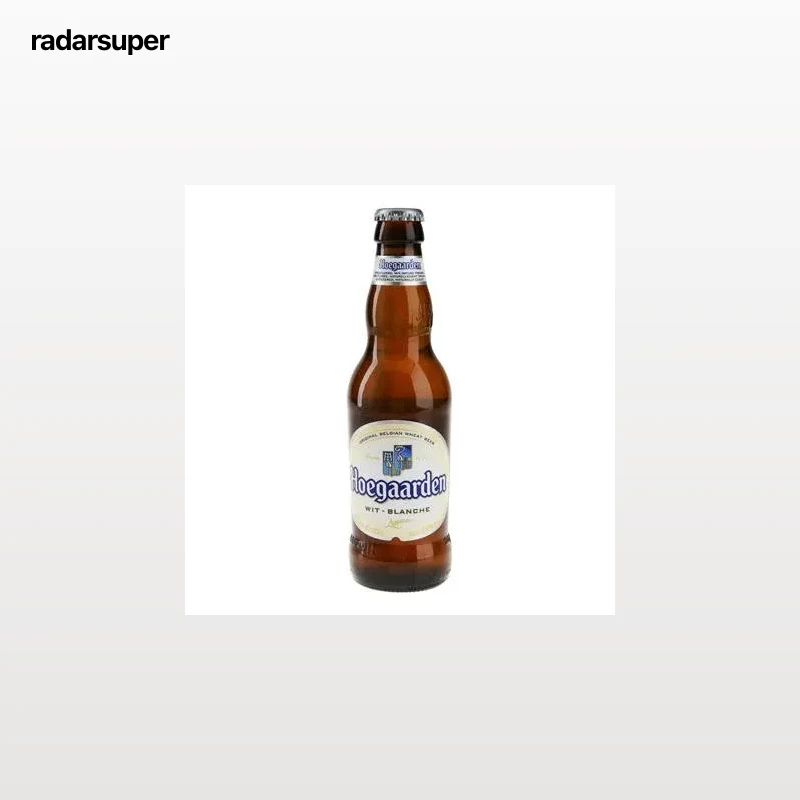 Cerveza Hoegaarden blanca de trigo botella 33 cl.