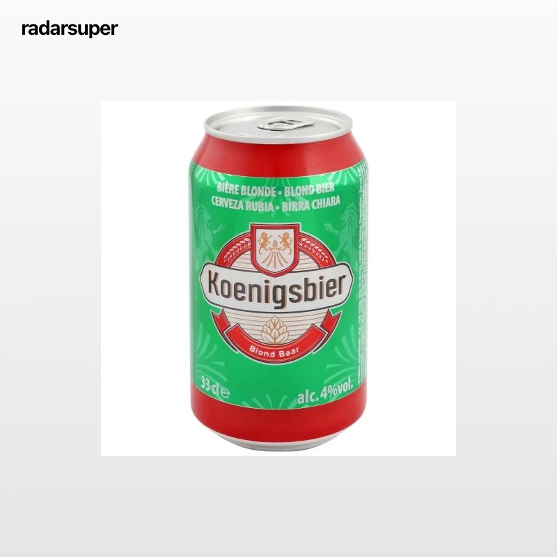 Cerveza Koenigsbier lata 33 cl.