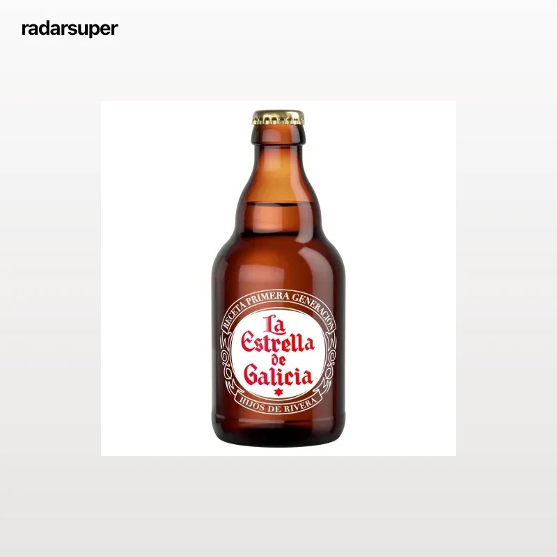 Cerveza La Estrella de Galicia botella 33 cl.