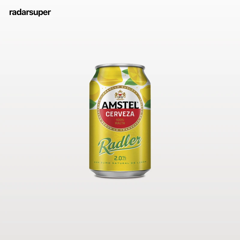 Cerveza con limón Amstel Radler lata 33cl