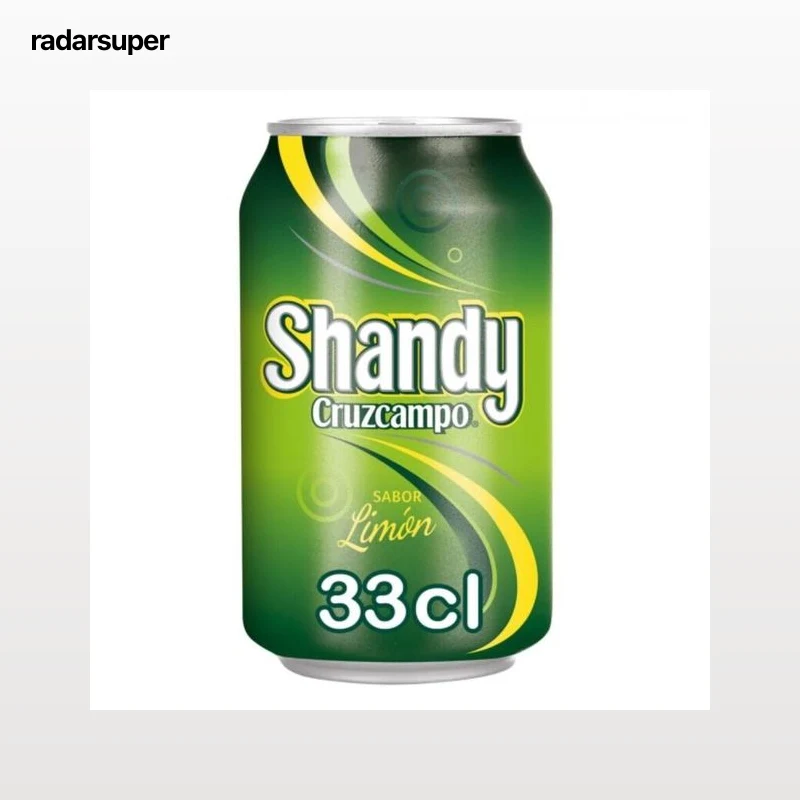 Cerveza con limón Cruzcampo Shandy lata 33cl