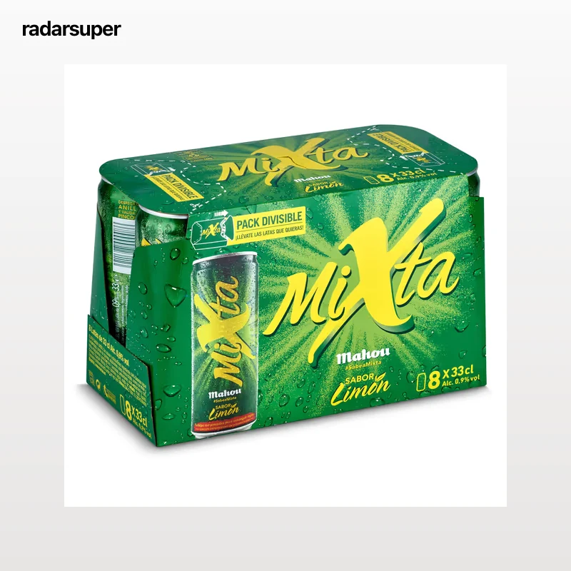 Cerveza con limón Mahou Mixta pack 8 x 33 cl