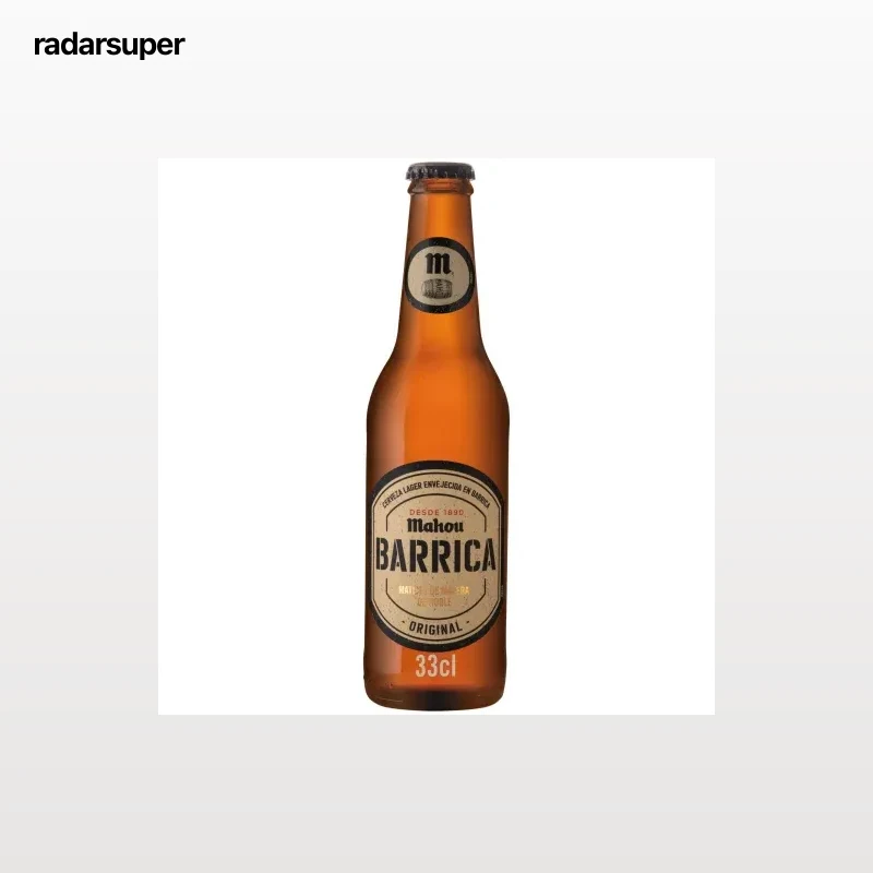 Cerveza Mahou Barrica envejecida edición original botella 33 cl.