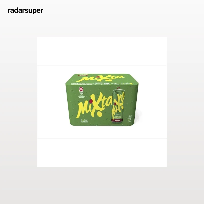 Cerveza Mahou Mixta Shandy con limón pack 12 latas 33 cl.