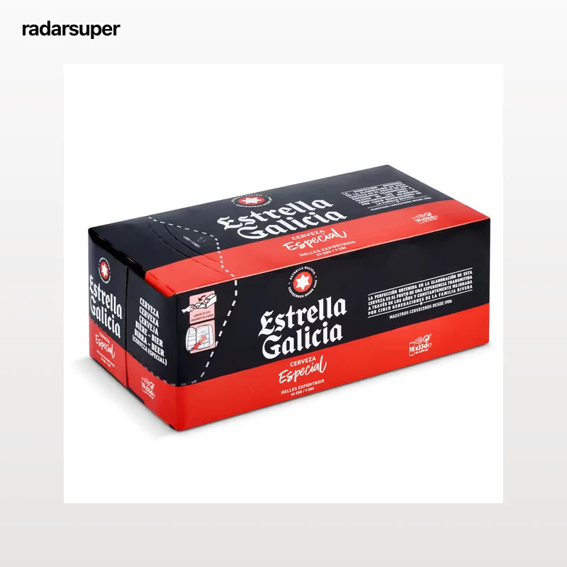Cerveza Estrella Galicia pack 10 x 33 cl