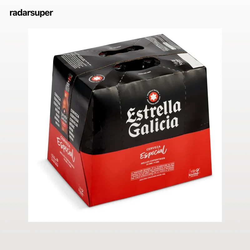 Cerveza Estrella Galicia pack 12 x 25 cl
