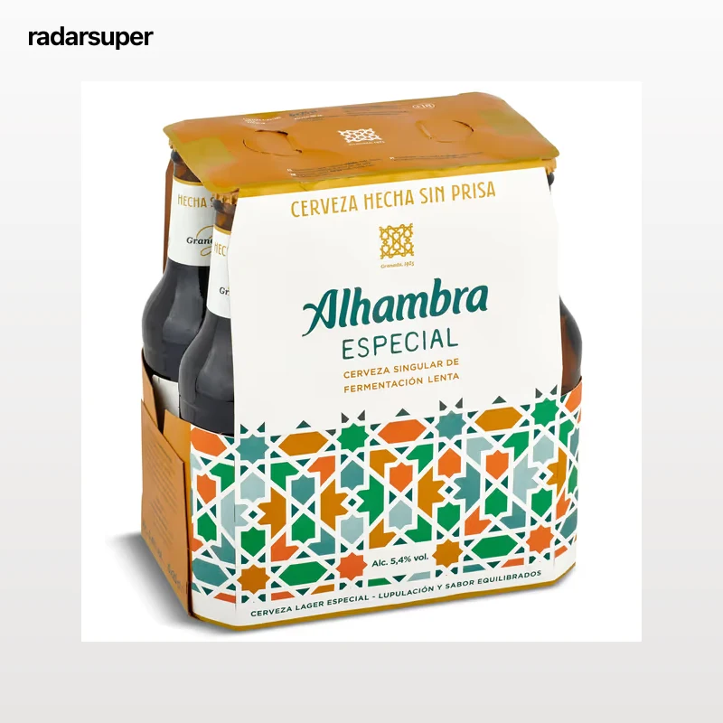 Cerveza Alhambra pack 6 x 25 cl