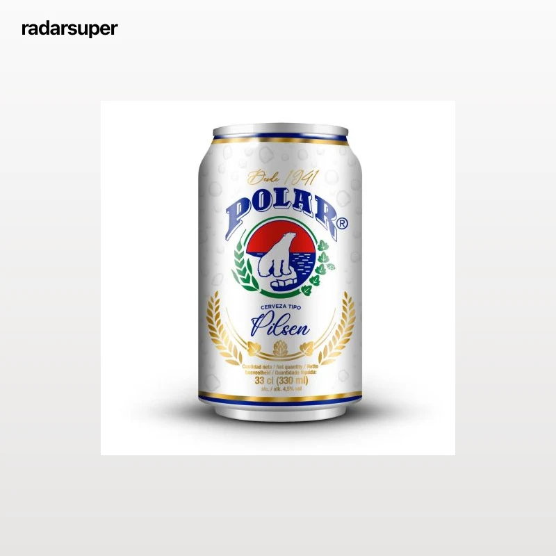 Cerveza Polar pilsen Lata 33 cl.