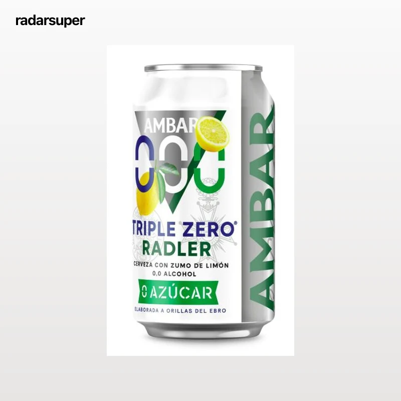 Cerveza Radler Ambar 33cl Triple Zero