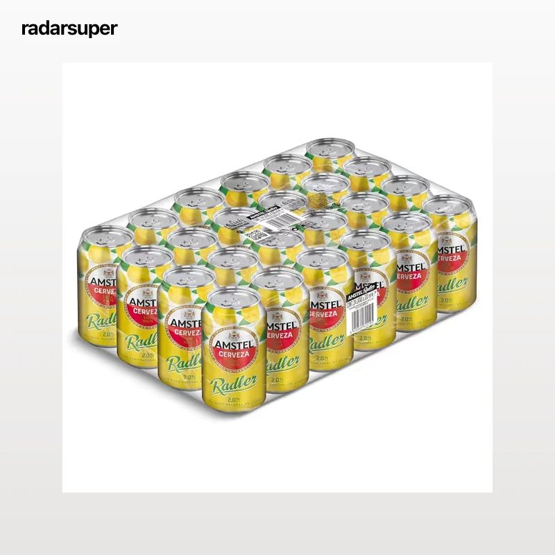 Cerveza radler con limón Amstel pack 24 x 33 cl