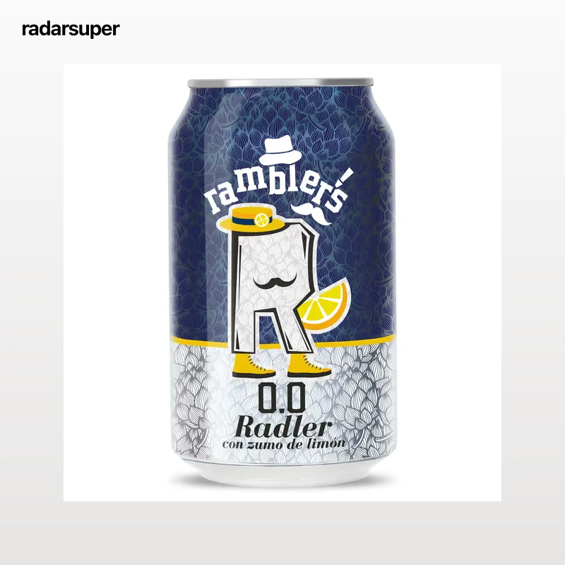 Cerveza radler sin alcohol Dia Ramblers 33 cl