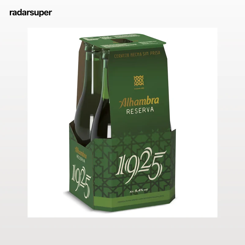 Cerveza reserva 1925 Alhambra pack 4 x 33 cl