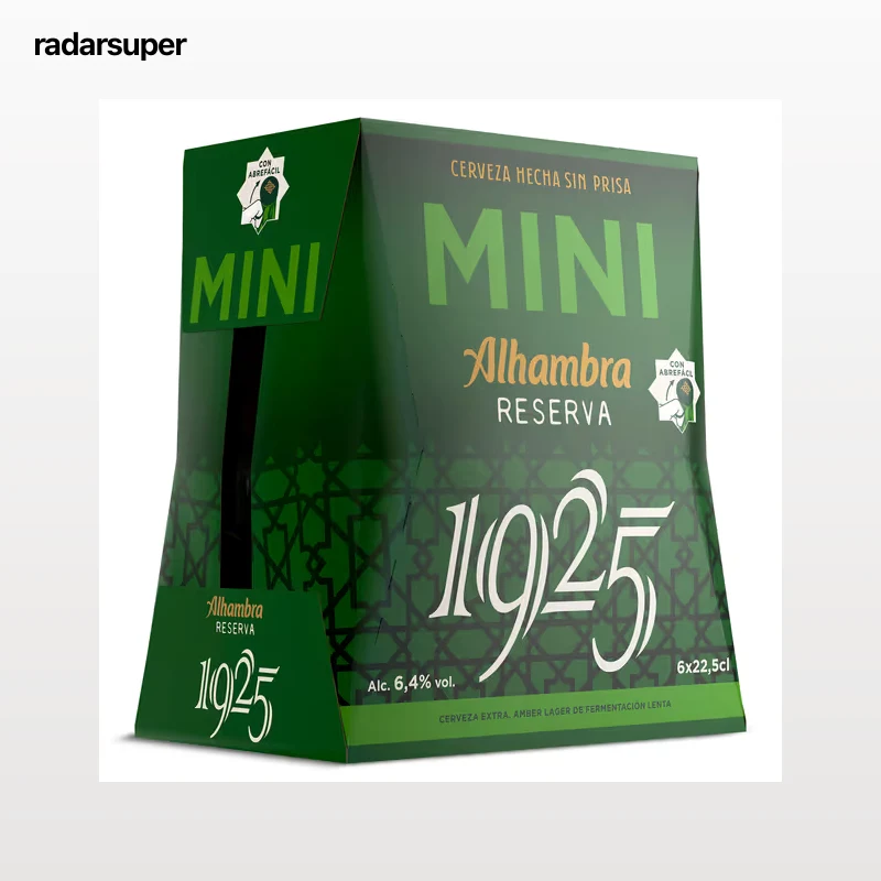 Cerveza reserva 1925 Alhambra pack 6 x 22,5 cl
