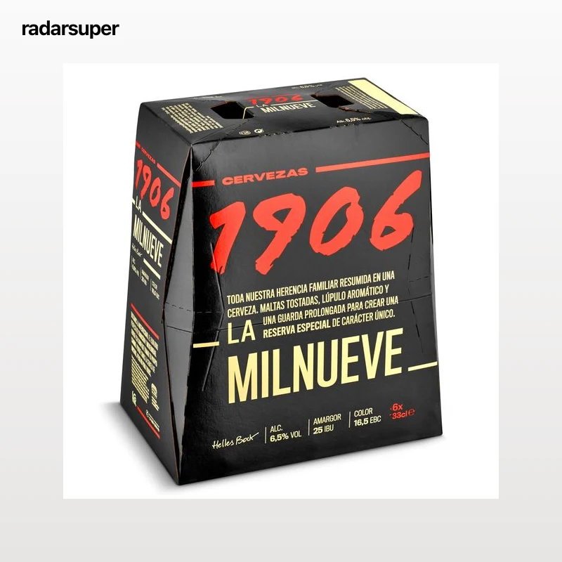 Cerveza reserva 1906 pack 6 x 33 cl