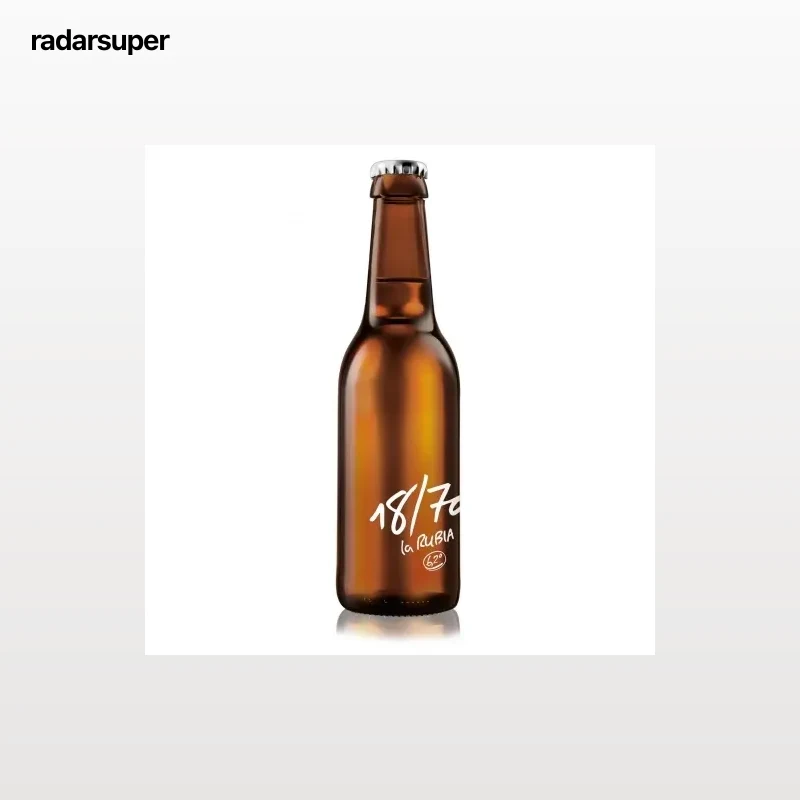 Cerveza rubia 18/70 botella 33 cl.
