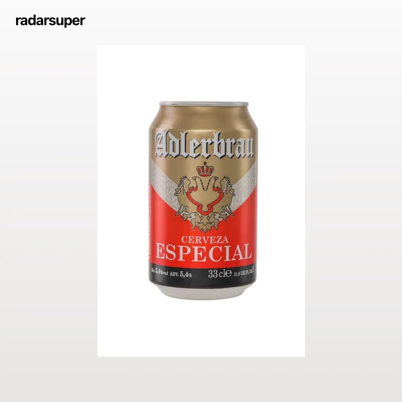 Cerveza rubia Adlerbrau Especial lata 33cl