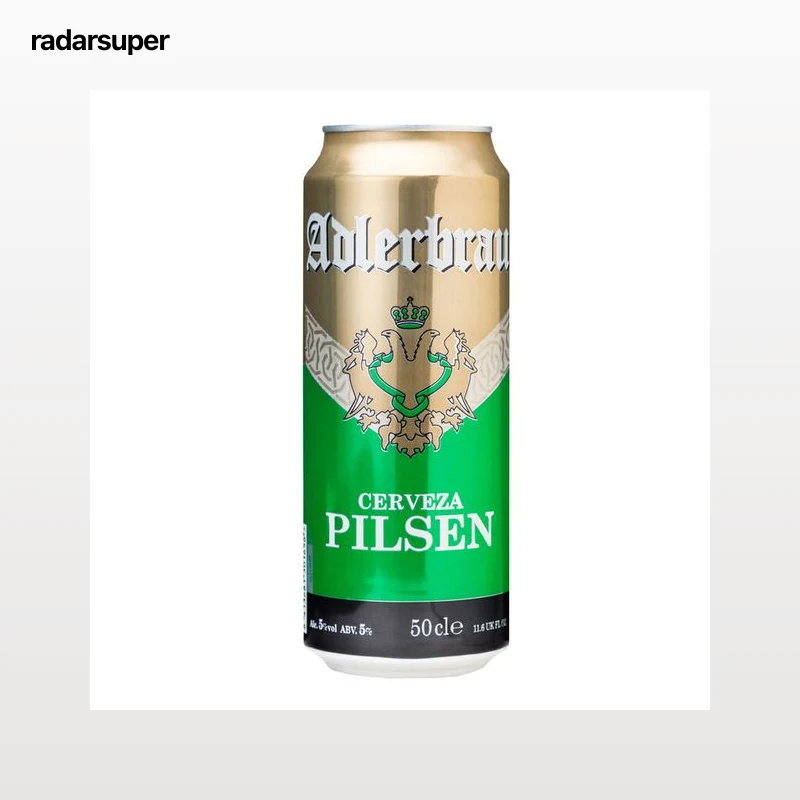 Cerveza rubia Adlerbrau lata 50cl