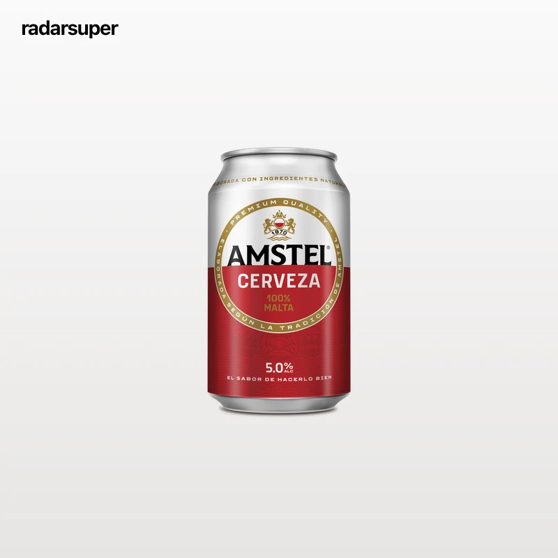 Cerveza rubia Amstel lata 33cl