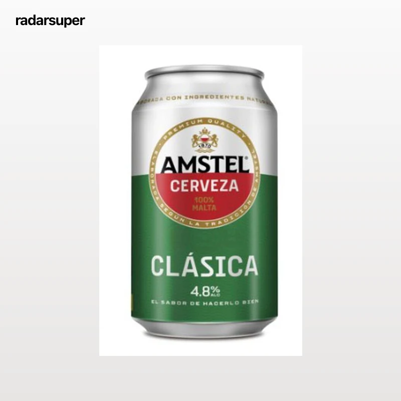 Cerveza rubia clásica Amstel 33 cl