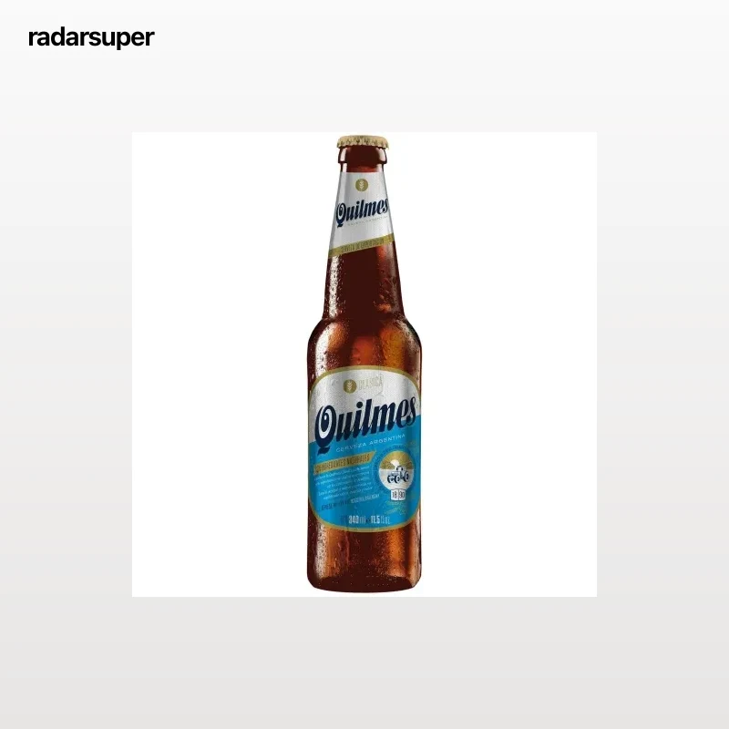 Cerveza rubia Quilmes botella 34 cl.